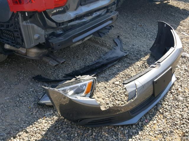 3VW1K7AJXCM353469 - 2012 VOLKSWAGEN JETTA BASE GRAY photo 9