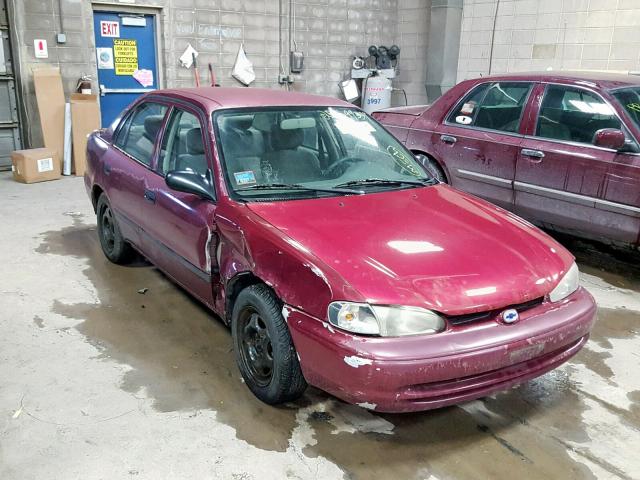 1Y1SK5288WZ442186 - 1998 CHEVROLET GEO PRIZM MAROON photo 1