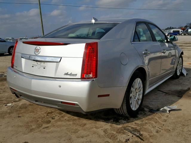 1G6DE5E56C0109901 - 2012 CADILLAC CTS LUXURY SILVER photo 4