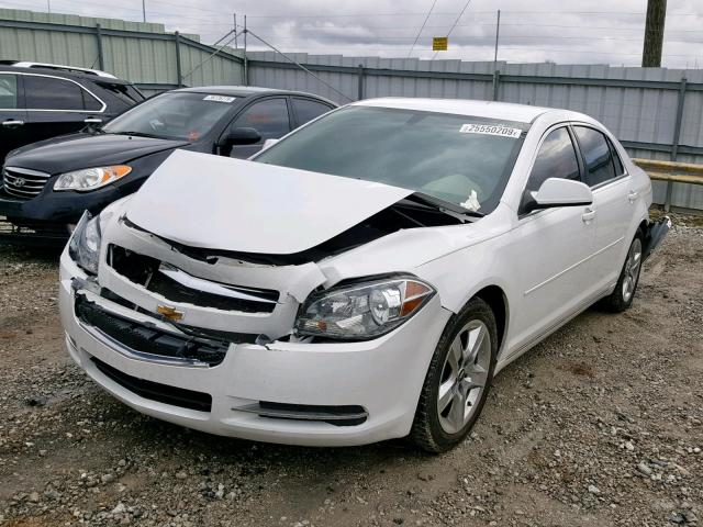 1G1ZC5EB3AF238163 - 2010 CHEVROLET MALIBU 1LT თეთრი ფოტო 2