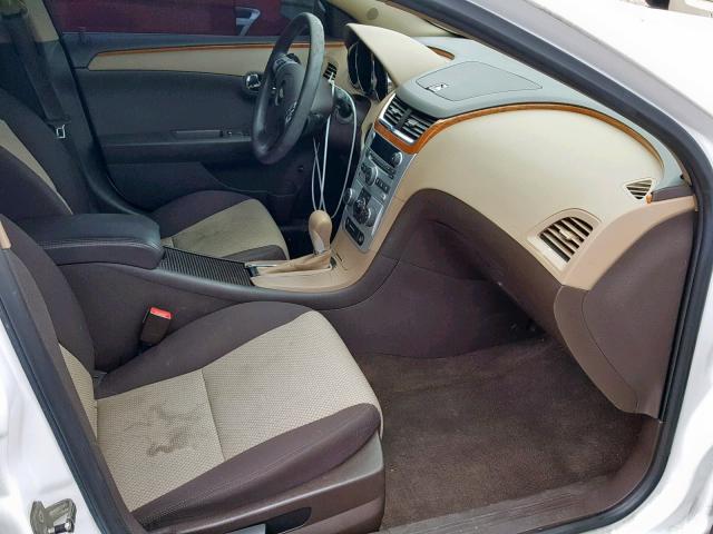 1G1ZC5EB3AF238163 - 2010 CHEVROLET MALIBU 1LT თეთრი ფოტო 5
