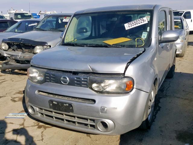 JN8AZ28R69T103478 - 2009 NISSAN CUBE BASE SILVER photo 2