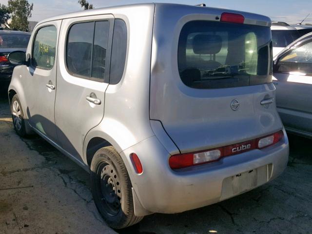 JN8AZ28R69T103478 - 2009 NISSAN CUBE BASE SILVER photo 3