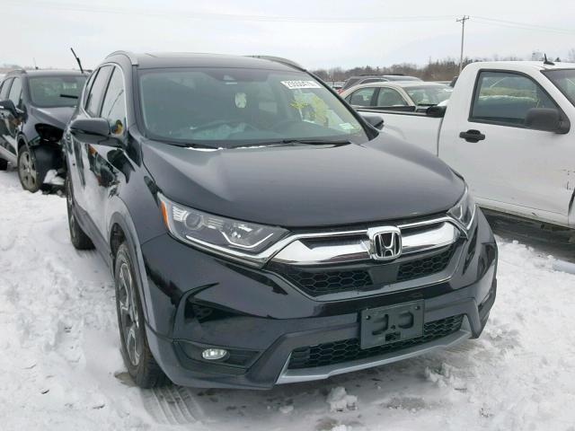 7FARW2H83JE010122 - 2018 HONDA CR-V EXL BLACK photo 1