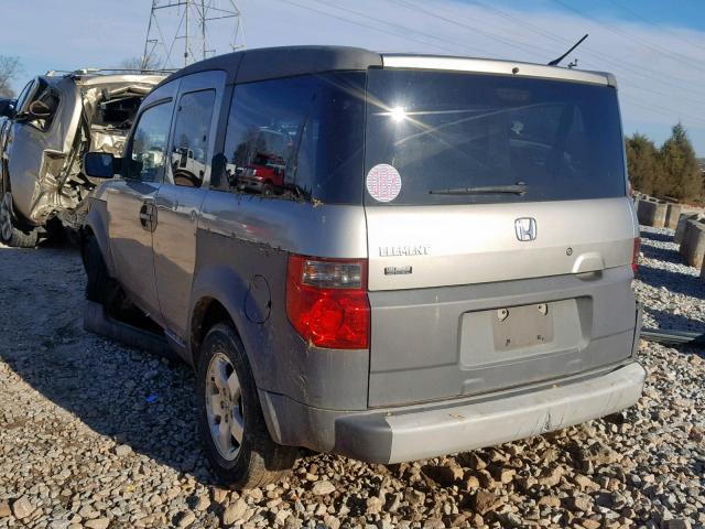 5J6YH18513L017582 - 2003 HONDA ELEMENT EX SILVER photo 3