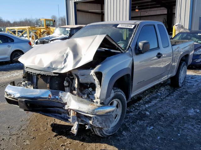 1GCDT196X48171268 - 2004 CHEVROLET COLORADO SILVER photo 2