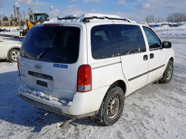 1GNDU23188D150214 - 2008 CHEVROLET UPLANDER L WHITE photo 4