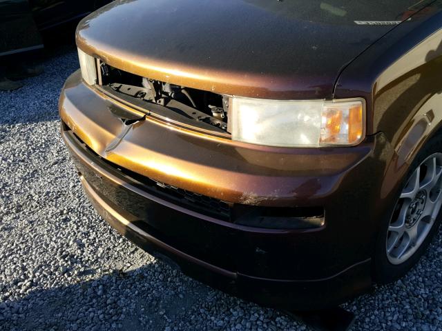 JTLKT324864120037 - 2006 TOYOTA SCION XB Қоңыр фото 9