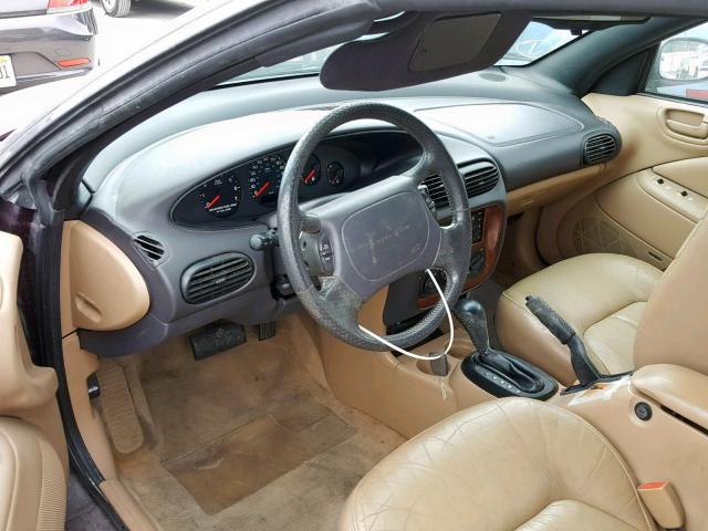 3C3EL55H9WT332429 - 1998 CHRYSLER SEBRING JX BURGUNDY photo 9