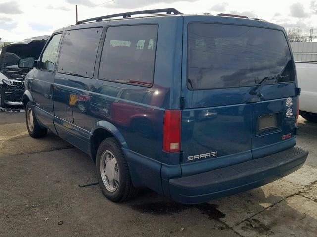 1GKDM19W7YB544616 - 2000 GMC SAFARI XT GREEN photo 3