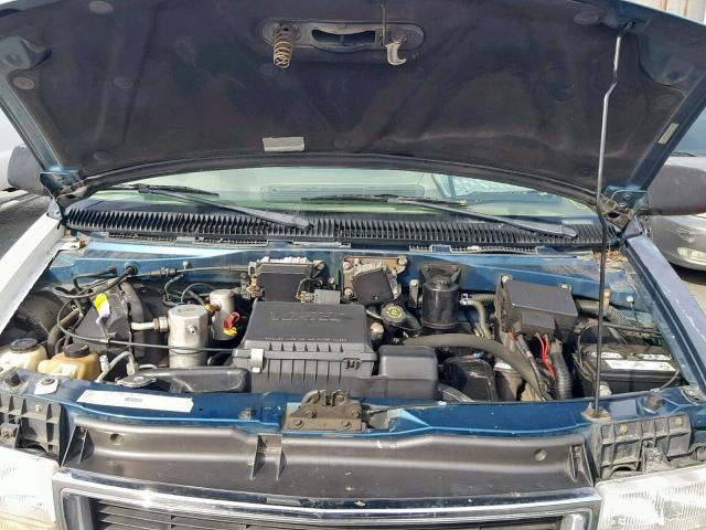 1GKDM19W7YB544616 - 2000 GMC SAFARI XT GREEN photo 7