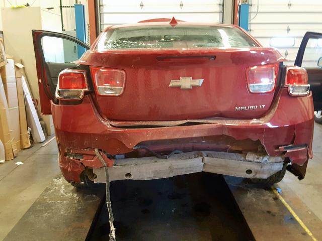 1G11C5SL3EF110845 - 2014 CHEVROLET MALIBU 1LT წითელი ფოტო 9