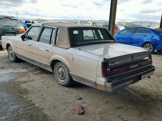 1LNBP96F0FY746894 - 1985 LINCOLN TOWN CAR GOLD photo 3