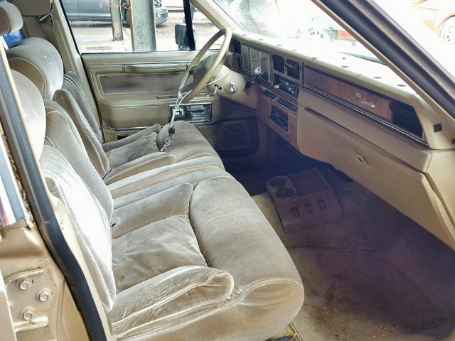 1LNBP96F0FY746894 - 1985 LINCOLN TOWN CAR GOLD photo 5