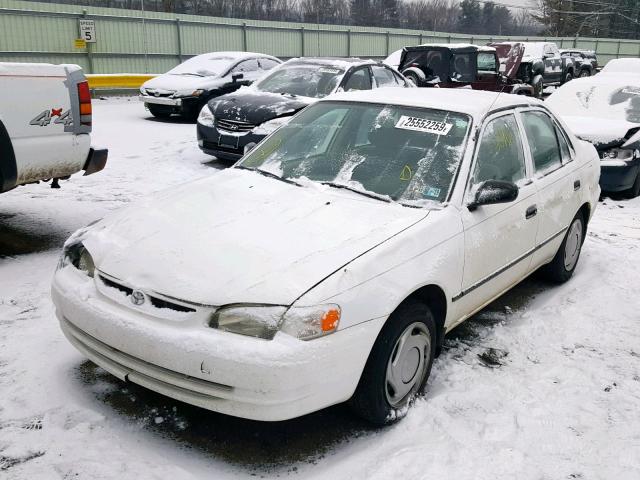 2T1BR18E6YC336418 - 2000 TOYOTA COROLLA VE WHITE photo 2