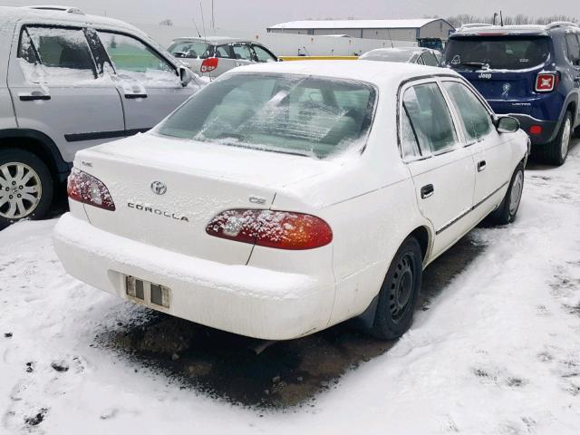 2T1BR18E6YC336418 - 2000 TOYOTA COROLLA VE WHITE photo 4