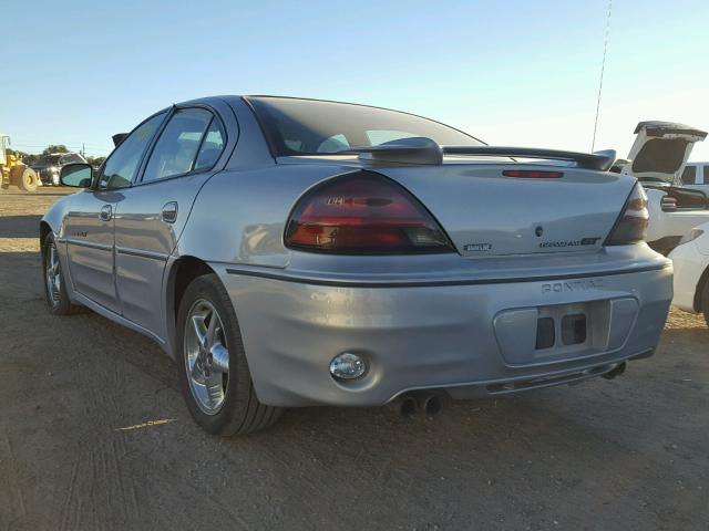 1G2NW52E9YC558888 - 2000 PONTIAC GRAND AM G GRAY photo 3