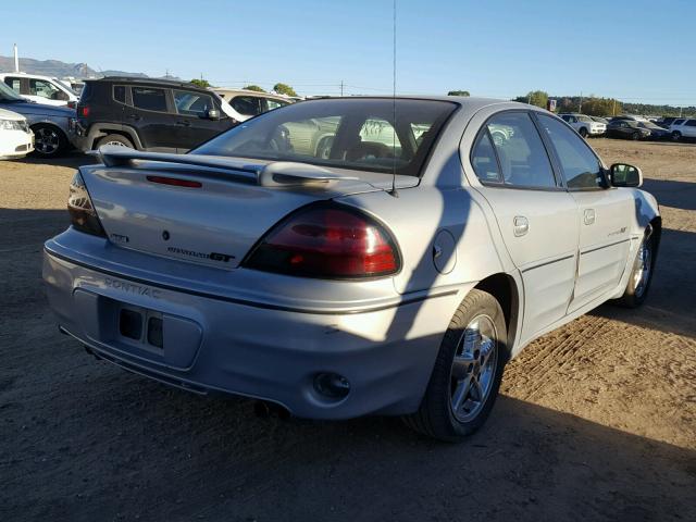 1G2NW52E9YC558888 - 2000 PONTIAC GRAND AM G GRAY photo 4