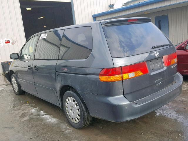 5FNRL18534B136568 - 2004 HONDA ODYSSEY LX GRAY photo 3