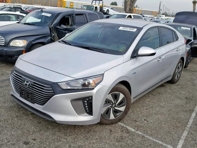 KMHC75LC3KU105862 - 2019 HYUNDAI IONIQ SEL SILVER photo 2