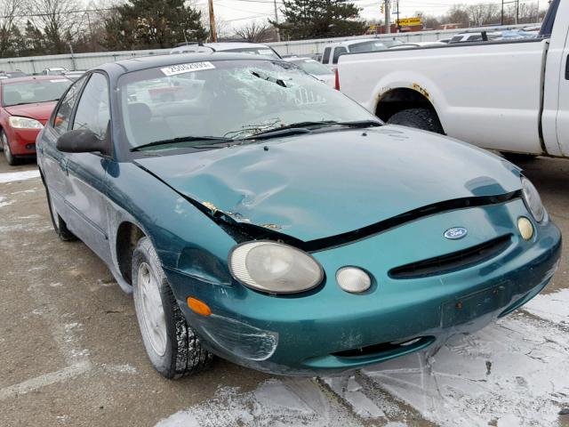 1FALP52U8VG304302 - 1997 FORD TAURUS GL GREEN photo 1