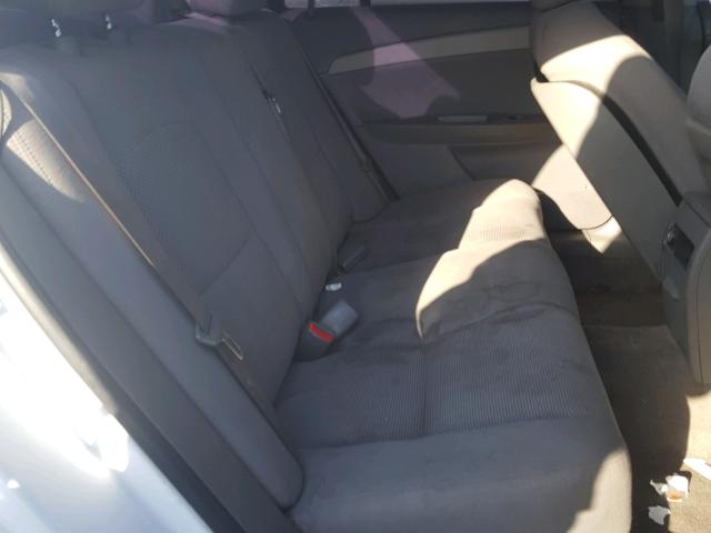 1G1ZG57B99F211921 - 2009 CHEVROLET MALIBU LS WHITE photo 6