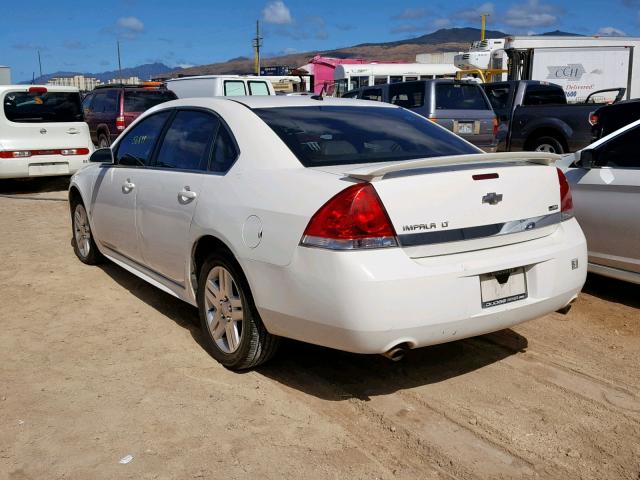 2G1WC57M891312617 - 2009 CHEVROLET IMPALA 2LT WHITE photo 3