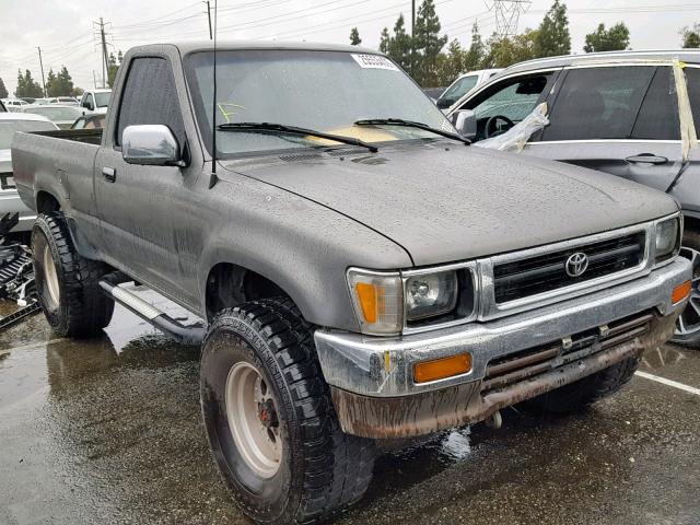 JT4VN01DXK6001956 - 1989 TOYOTA PICKUP 1/2 GRAY photo 1