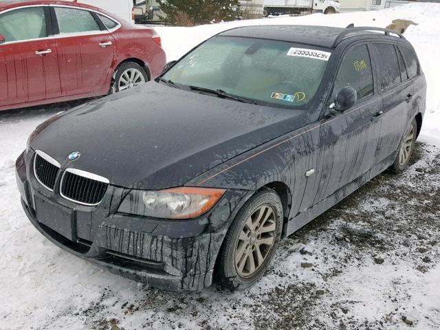 WBAVT735X7FZ36371 - 2007 BMW 328 XIT BLACK photo 2