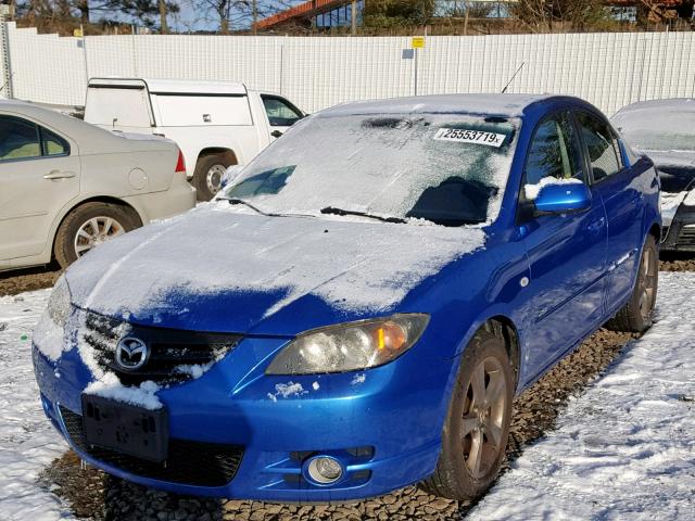 JM1BK324761408017 - 2006 MAZDA 3 S BLUE photo 2