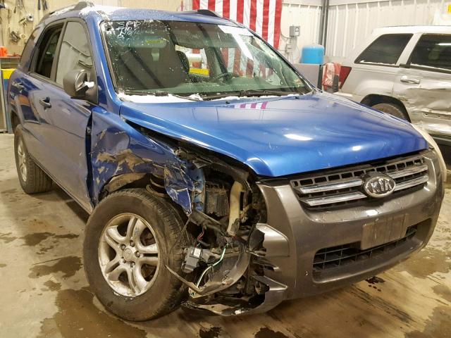 KNDJF723X67142276 - 2006 KIA NEW SPORTA BLUE photo 1