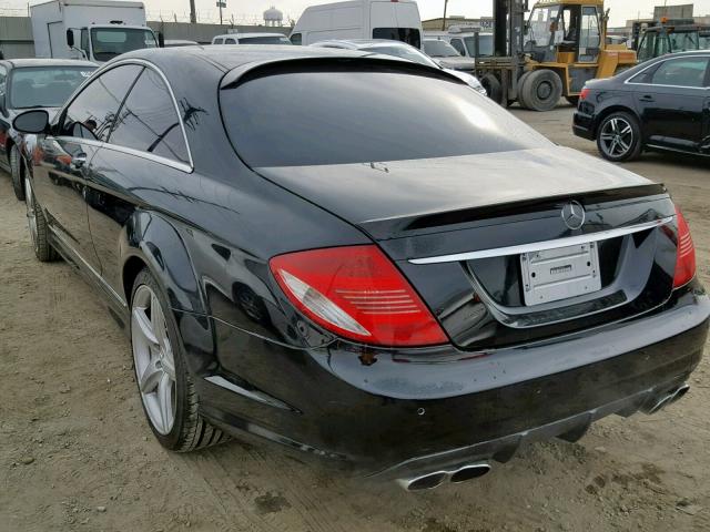 WDDEJ71X87A005898 - 2007 MERCEDES-BENZ CL 550 BLACK photo 3