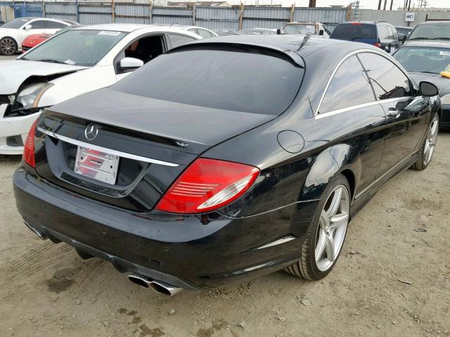 WDDEJ71X87A005898 - 2007 MERCEDES-BENZ CL 550 BLACK photo 4