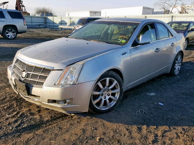 1G6DT57V180139043 - 2008 CADILLAC CTS HI FEA SILVER photo 2