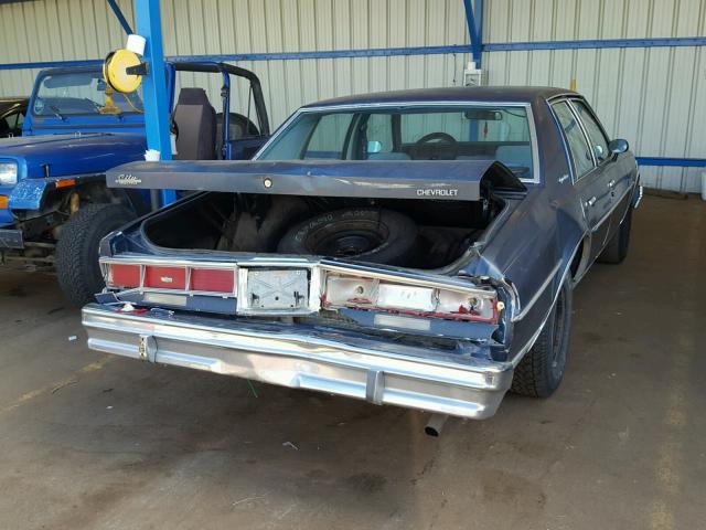 1N69L9C157088 - 1979 CHEVROLET CAPRICE CL BLUE photo 4