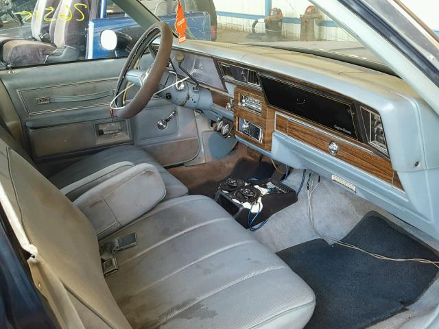 1N69L9C157088 - 1979 CHEVROLET CAPRICE CL BLUE photo 5