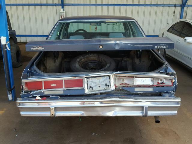 1N69L9C157088 - 1979 CHEVROLET CAPRICE CL BLUE photo 9