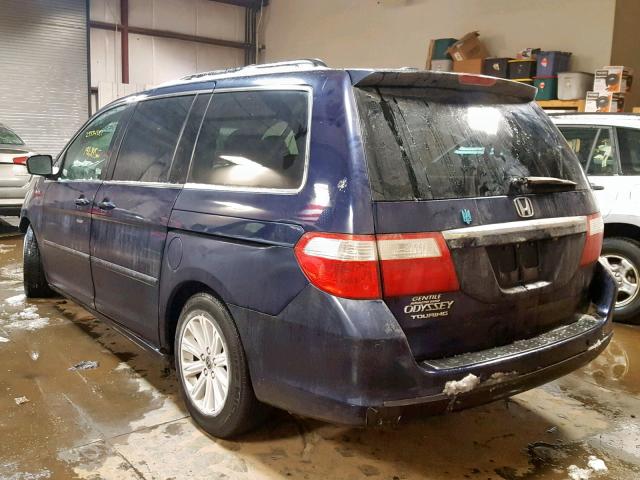 5FNRL38886B047927 - 2006 HONDA ODYSSEY TO BLUE photo 3