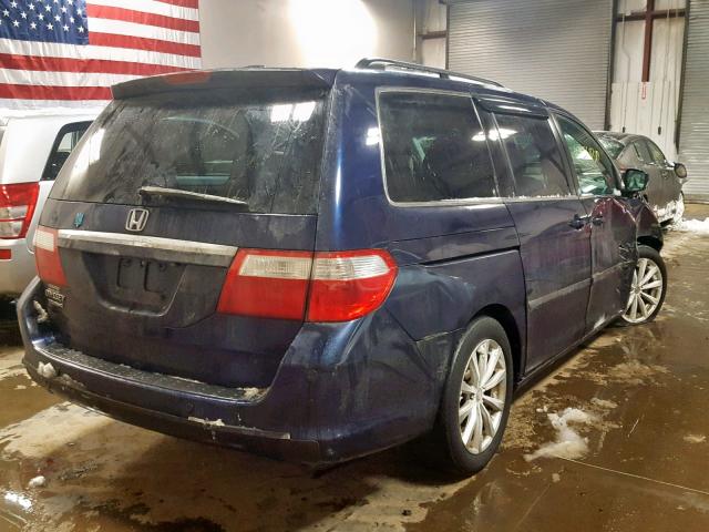 5FNRL38886B047927 - 2006 HONDA ODYSSEY TO BLUE photo 4