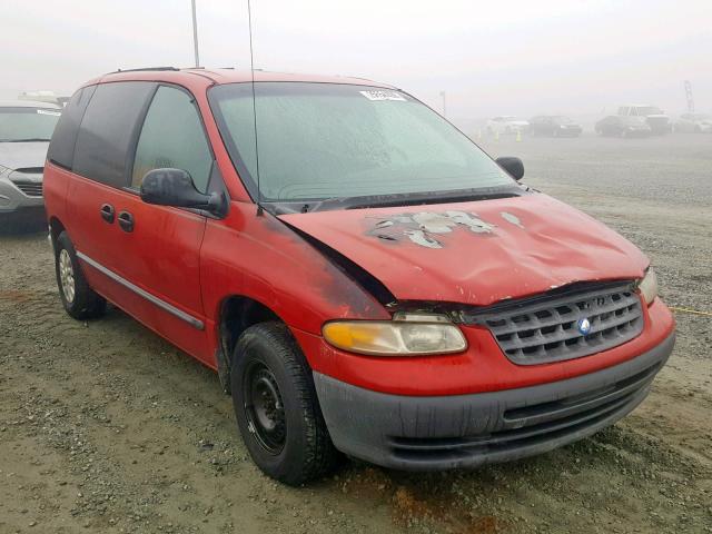 2P4FP2535VR169072 - 1997 PLYMOUTH VOYAGER RED photo 1