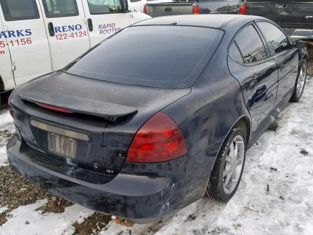 2G2WP522741206173 - 2004 PONTIAC GRAND PRIX BLACK photo 4