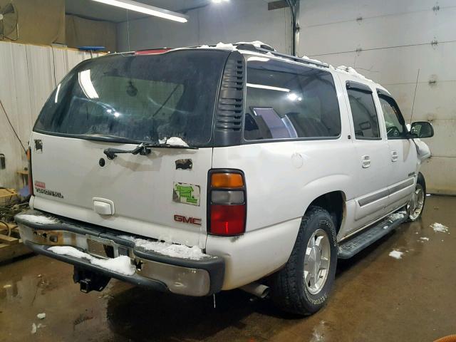 1GKFK16Z95J190905 - 2005 GMC YUKON XL K WHITE photo 4