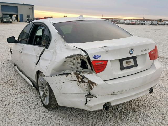 WBAPN7C50BA948425 - 2011 BMW 335 D WHITE photo 3