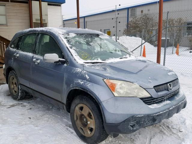 5J6RE48347L003758 - 2007 HONDA CR-V LX BLUE photo 1