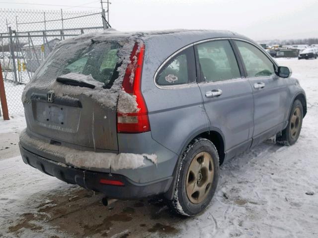 5J6RE48347L003758 - 2007 HONDA CR-V LX BLUE photo 4