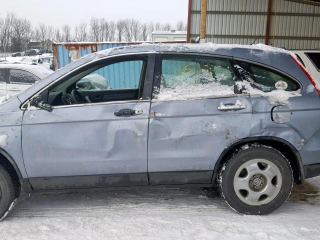 5J6RE48347L003758 - 2007 HONDA CR-V LX BLUE photo 9