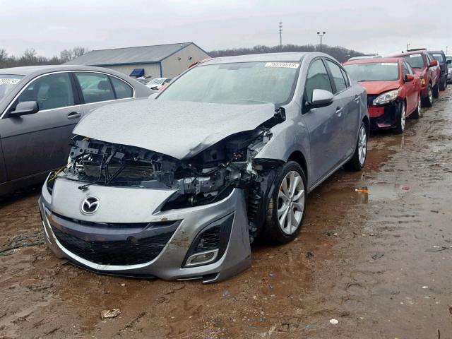 JM1BL1S5XA1169856 - 2010 MAZDA 3 S SILVER photo 2