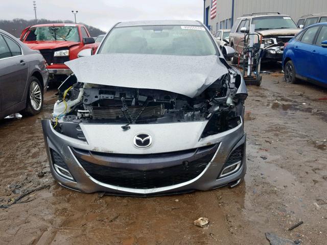 JM1BL1S5XA1169856 - 2010 MAZDA 3 S SILVER photo 9