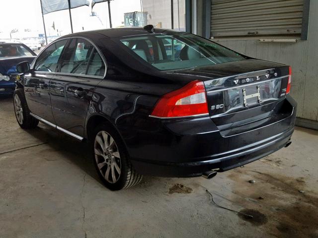 YV1902AH8C1162846 - 2012 VOLVO S80 T6 BLACK photo 3