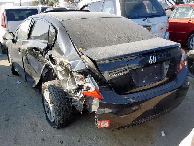 19XFB2F97CE300247 - 2012 HONDA CIVIC EXL Qara foto 3